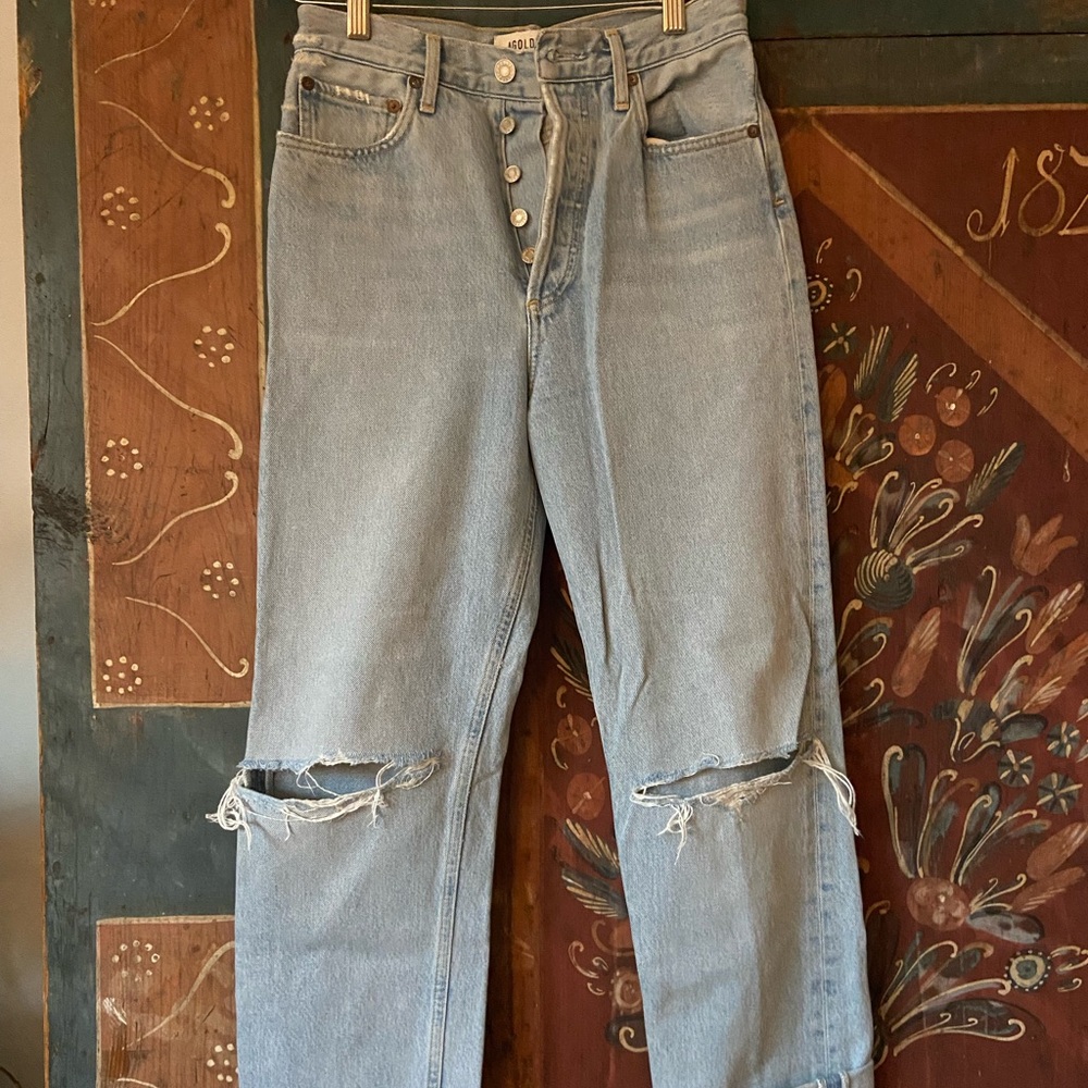 Agolde Light Blue Denim - 90s pinch waist